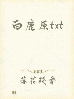 白鹿原txt