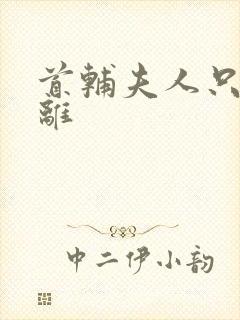 首辅夫人只想和离