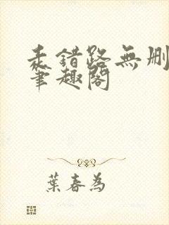 走错路无删减版笔趣阁