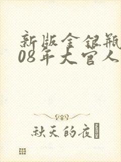 新版金银瓶2008年大官人