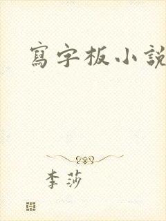 写字板小说