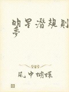 明星潜规则之皇梦