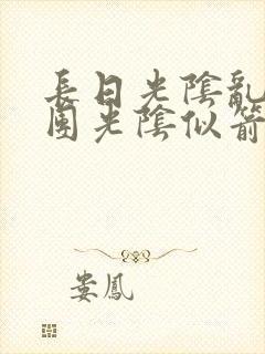 长日光阴乱作一团光阴似箭免费阅读