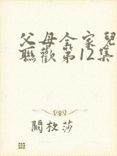 父母全家儿女大联欢第12集