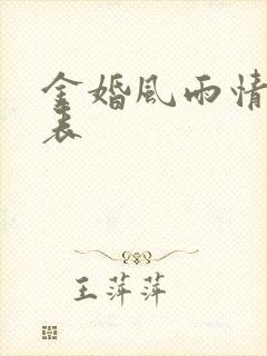 金婚风雨情演员表