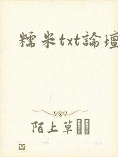 糯米txt论坛