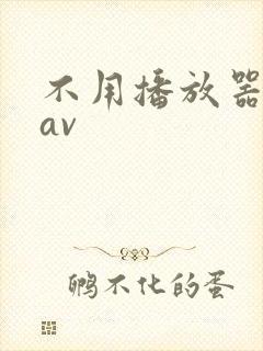 不用播放器的gav