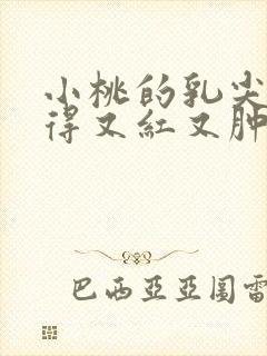 小桃的乳尖被吸得又红又肿