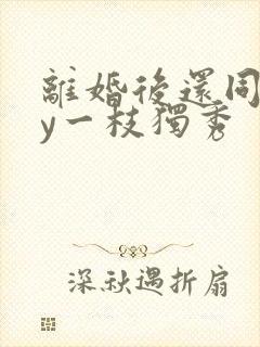 离婚后还同居by一枝独秀