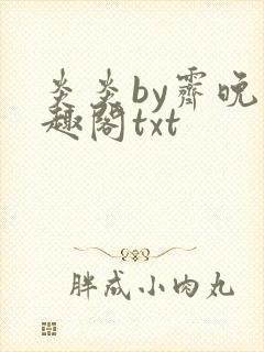 炎炎by霁晚笔趣阁txt