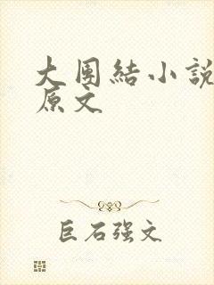 大团结小说阅读原文