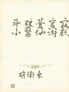 斗破苍穹寂寞的小医仙游戏世界