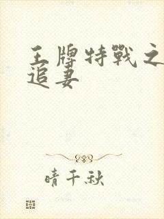 王牌特战之军少追妻