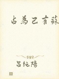 占为己有苏静初