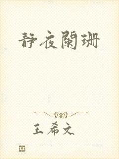 静夜阑珊