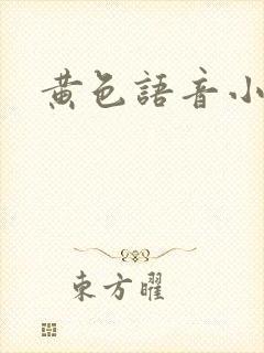 黄色语音小说