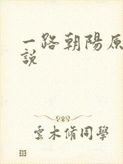 一路朝阳原著小说
