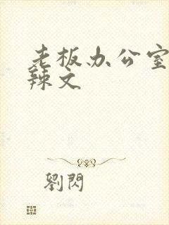 老板办公室系列辣文