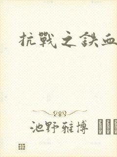 抗战之铁血佣兵