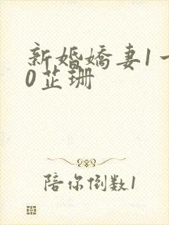 新婚娇妻1一40芷珊