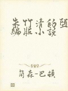 朱竹清的堕落改编版小说