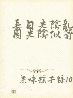 长日光阴乱作一团光阴似箭时渺