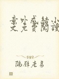 意外成结小说全文免费阅读笔趣阁下载无弹窗