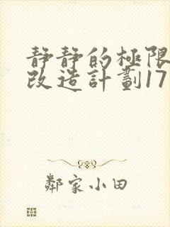 静静的极限自我改造计划17