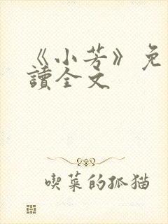 《小芳》免费阅读全文
