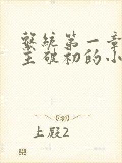 系统第一章给宿主破初的小说