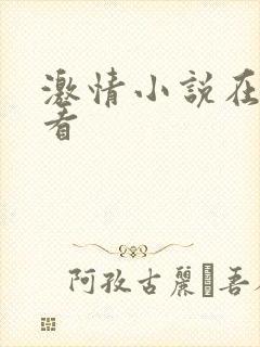 激情小说在线观看