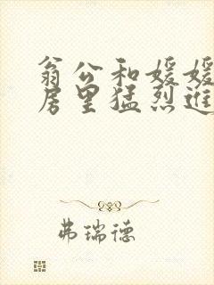 翁公和媛媛在厨房里猛烈进出