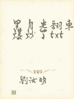 黑月光翻车后被爆炒了txt