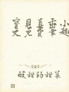 宝贝真乖小说全文免费笔趣阁