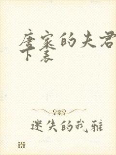 唐家的夫君们帘下衾