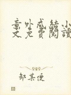 意外成结小说全文免费阅读笔趣阁下载无弹窗