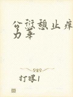 公愆憩止痒古悦力华