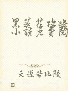 黑莲花攻略手册小说免费阅读