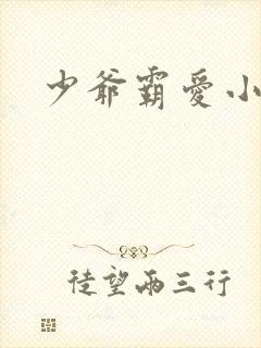 少爷霸爱小丫头