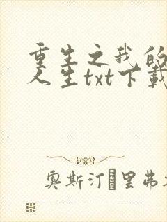 重生之我的书记人生txt下载