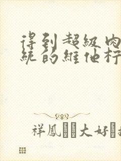 得到超级肉禽系统的维他柠檬茶