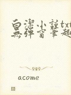 白洁小说txt无弹窗笔趣阁