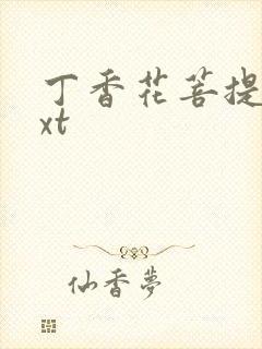 丁香花菩提树txt