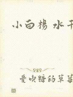 小白杨 水千丞