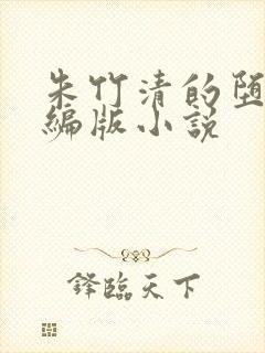 朱竹清的堕落改编版小说