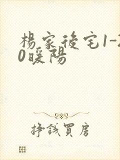 杨家后宅1-20暖阳