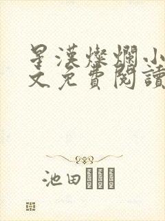 星汉灿烂小说全文免费阅读