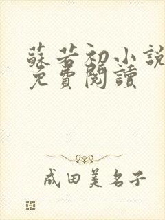 苏若初小说全文免费阅读