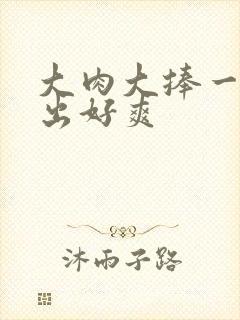 大肉大捧一进一出好爽