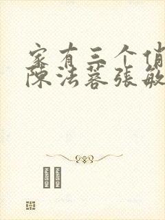 家有三个俏媳妇陈法蓉张敏